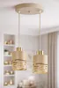 LUXOLAR - LED Pendelleuchte 2-flammig Creme/Gold E27 60W - Produktbild-Vorschau 3