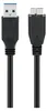 USB 3.0-SuperSpeed-Kabel, Schwarz Náhľad obrázku produktu 1