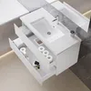 100 cm Badmöbel-Set Unterschrank mit Keramik waschtisch 2 Produktbild-Vorschau 2