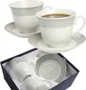 Zestaw Filiżanek Z Talerzykami Na Prezent 250 Ml Porcelana Podgląd zdjęcia produktu 1