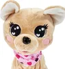 Close-up of a plush toy dog's face and neck. Anteprima dell’immagine prodotto