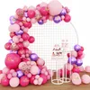 Ghirlanda di palloncini farfalle rosa viola 1° compleanno Anteprima dell’immagine prodotto 6
