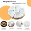 Snack Platte Snacktablett Drehbares Dip-Set Snack-Teller Produktbild-Vorschau 7