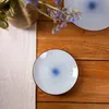 Talerz deserowy NAVIA granatowy z brązową obwódką 19 cm Podgląd zdjęcia produktu 4