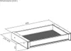 VALUE, lade voor onder het bureau, medium formaat, zwart Productafbeelding-voorbeeld 4