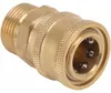 Rosfix Messing Adapter M22x1,5 auf 1/4" Schnellkupplung – Produktbild-Vorschau 3