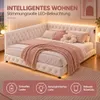 Łóżko młodzieżowe INONEFT 140x200 z oświetleniem LED, Podgląd zdjęcia produktu 5