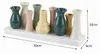 Handgefertigte kleine Keramik Deko Blumenvasen Set aus 10 Produktbild-Vorschau 4