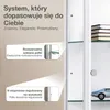 K-Möbel witryna szklana stojąca w kolorze białym (176x67x33 Podgląd zdjęcia produktu 4