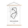 MuchoWow® Textilposter Rennsport - England - Rennstrecke - Produktbild-Vorschau 1