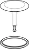 An illustration of plumbing parts. Náhled obrázku produktu