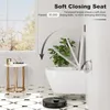 Wand-WC - D-Form Keramik - Randlos, Doppelspülung 3–6 l, Produktbild-Vorschau 3