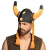 Casque viking en peluche avec tresses Voir les images du produit 6