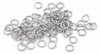 Vintageparts Biegeringe 304 Edelstahl platinfarben 3mm 100 Produktbild-Vorschau 2