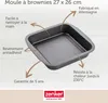 Brownieform Black Metallic, 27x26x5 cm Produktbild-Vorschau 4