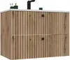Mobile Sottolavabo Tigo 80 2S Rovere Evoke Fronte Scanalato Anteprima dell’immagine prodotto 10