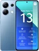 A marketing image of a blue smartphone, showing its rear and front display with feature callouts. Podgląd zdjęcia produktu
