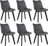 EUGAD Esszimmerstühle 6er Set, Polsterstuhl, Weich Samt und Produktbild-Vorschau 1