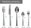 30tlg Style Art Komplett-Besteck-Set für 6 Personen Messer Produktbild-Vorschau 5