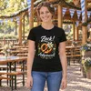 Zackig Aufgebrezelt Brezel Edelweiß Alpen Trachtenshirt Produktbild-Vorschau 3