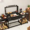LZQ Edelstahl Grillplatte 30x20x4 cm, Gleichmäßige Produktbild-Vorschau 9
