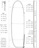 ROAM Boardbag Tavola da surf Coffin Wheelie 8.0 Anteprima dell’immagine prodotto 9