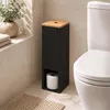 Relaxdays Toilettenpapier Aufbewahrung, 4 Rollen, HxBxT: Produktbild-Vorschau 3