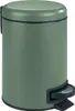 A green pedal bin with a black pedal and rim. Náhled obrázku produktu