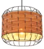 Hängeleuchte, Käfig-Design, Holzoptik braun,  H 120cm Produktbild-Vorschau 17