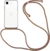 A clear product shot of a phone case with a lanyard attached, set against a white background. Produktbild-Vorschau