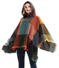 Damen-Kapuzencape mit Karomuster, Schal, Decke, Poncho, Produktbild-Vorschau 6