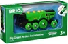 Mohutná elektrická zelená lokomotiva se světly Náhled obrázku produktu 1