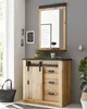 Garderobenschrank Set inkl. Spiegel SHELTON-61 in Old Style Produktbild-Vorschau 1