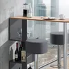 Stojací barový stůl se židlemi Vicco Vincent Zlatý mocný Náhled obrázku produktu 5