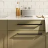 Möbelgriffe 5 Stk. Schwarz 320 mm Edelstahl Produktbild-Vorschau 2
