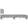 vidaXL Bettgestell Grau Sonoma 150x200 cm Holzwerkstoff und Produktbild-Vorschau 4