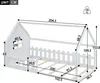Flieks Kinderbett Hausbett 90x200cm mit Lattenrost, Produktbild-Vorschau 7