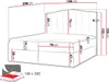 MIRJAN24 Boxspringbett Lindos, Ehebett mit zwei Bettkästen, Produktbild-Vorschau 4