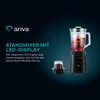 ARIVA Standmixer 1000W mit 1,5L Glasbehälter & Kaffeemühle, Produktbild-Vorschau 3