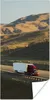 MuchoWow® Poster Weißer und roter Lastwagen in einem Produktbild-Vorschau 1