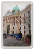 Blechschild Reise 12x18cm Wien Österreich Kirche Mosaik Produktbild-Vorschau 1