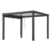 A gray pergola structure on a white background. Produktbild-Vorschau