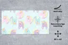 MuchoWow® Schreibtischunterlage Einhorn - Sterne - Muster Produktbild-Vorschau 2