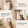 KOMFOTTEU 5 in 1 Katzen Kletterwand, Katzenwandmöbel Set Produktbild-Vorschau 4