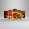 Bild auf Leinwand - Leinwandbild - Hamburger Sandwich - Produktbild-Vorschau 3