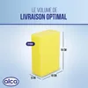 Gąbka czyszcząca alca® 18x12x6 cm, żółta – skuteczne Podgląd zdjęcia produktu 13