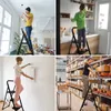 Trittleiter 3 Stufen Klappbar, Leiter mit Breitem Produktbild-Vorschau 3