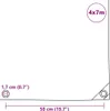 telone vidaXL 650 g/m² 4x7 m grigio Anteprima dell’immagine prodotto 5