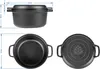 Browin Gusseisen-Topf Mit Pfanne, 5 L + 1 L Produktbild-Vorschau 9