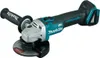 A cordless angle grinder is shown against a white background. Produktbild-Vorschau